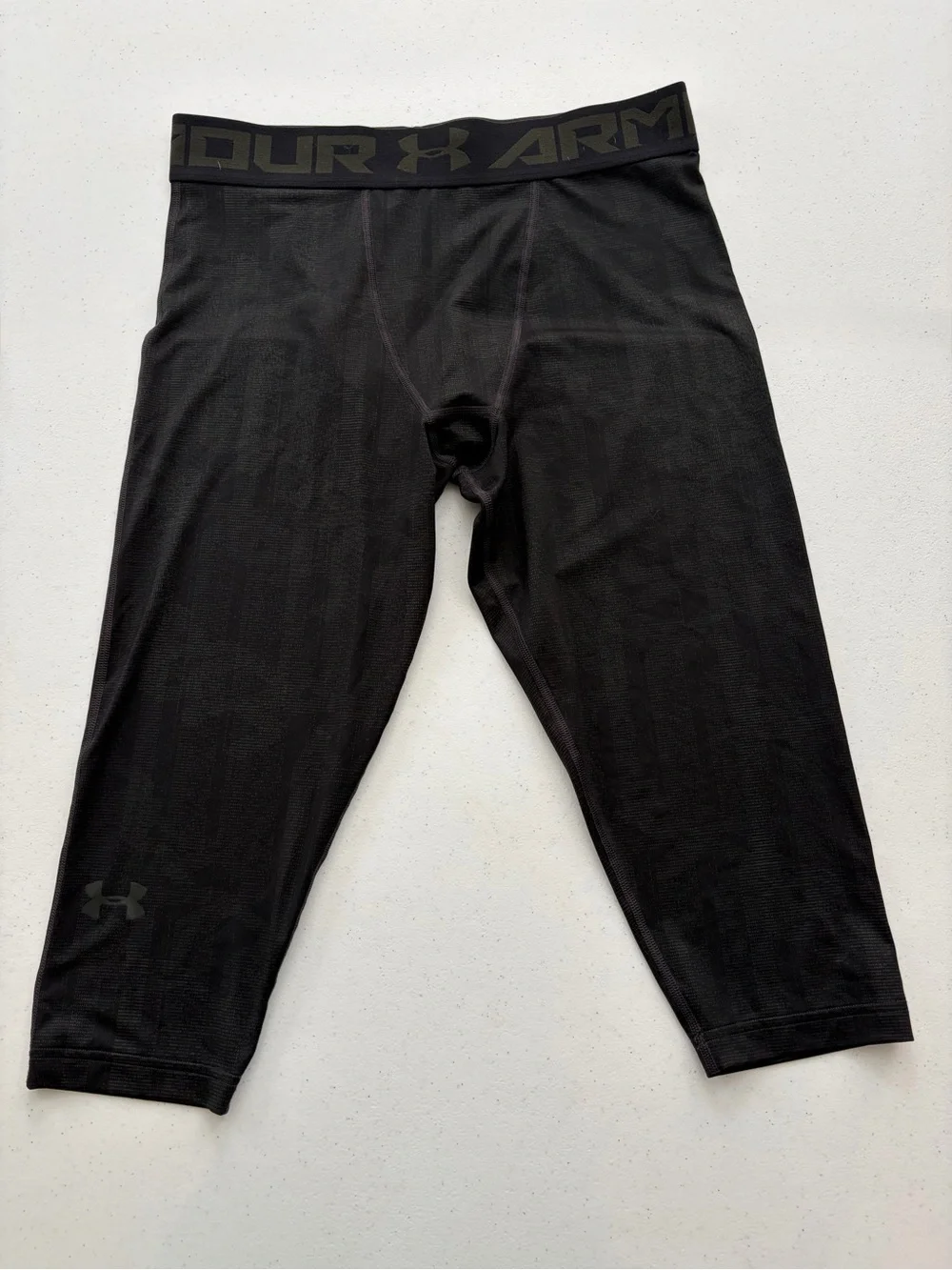 Under Armour Men's Black Boxer Briefs with Logo Waistband